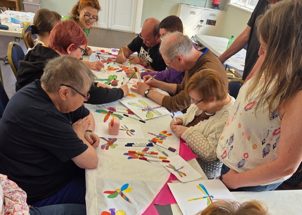 Local group Learning Stars collaborates with WWT Martin Mere as part of the Dragonfly Festival